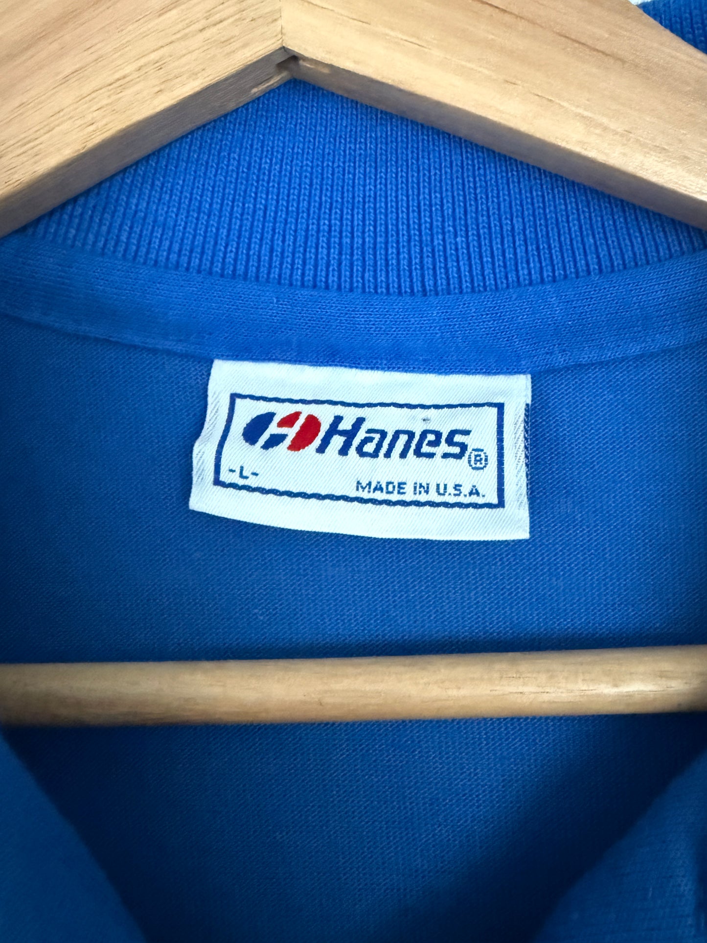 Vintage 1983 Grateful Dead Deadheads Hanes Polo Shirt L