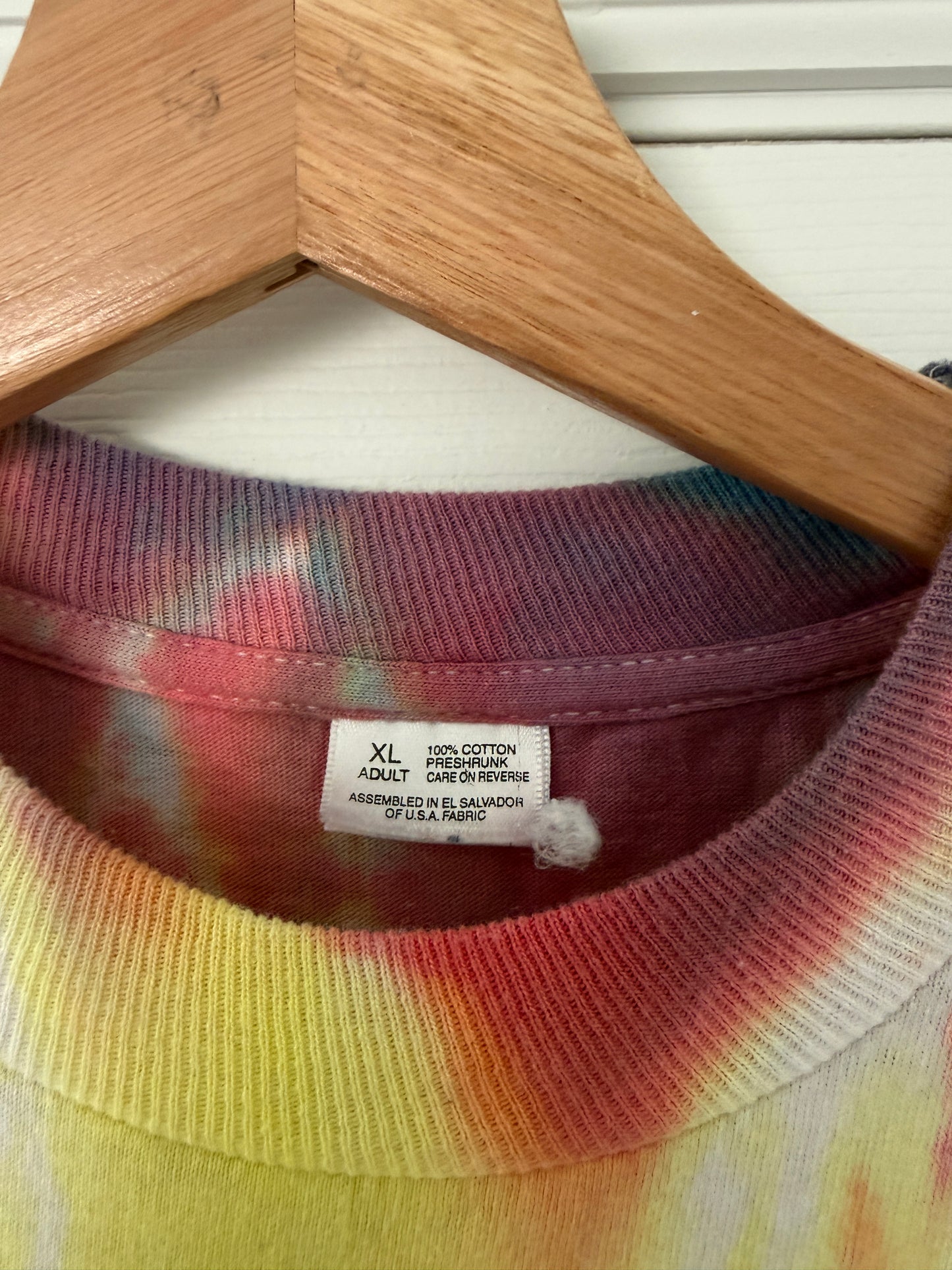1996 End Fest Tie Dye T-Shirt Sz XL