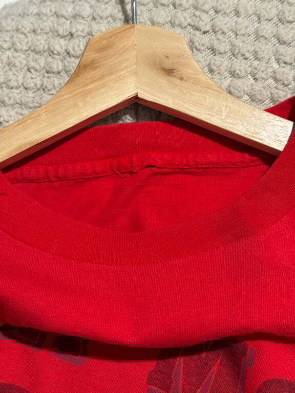 Vintage 1991 Salem Chicago Bulls Real Men Wear Red Basketball NBA Shirt Mens Sz