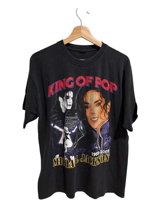 Michael Jackson in Memory 1958-2009 - Vintage T-shirt - Size L