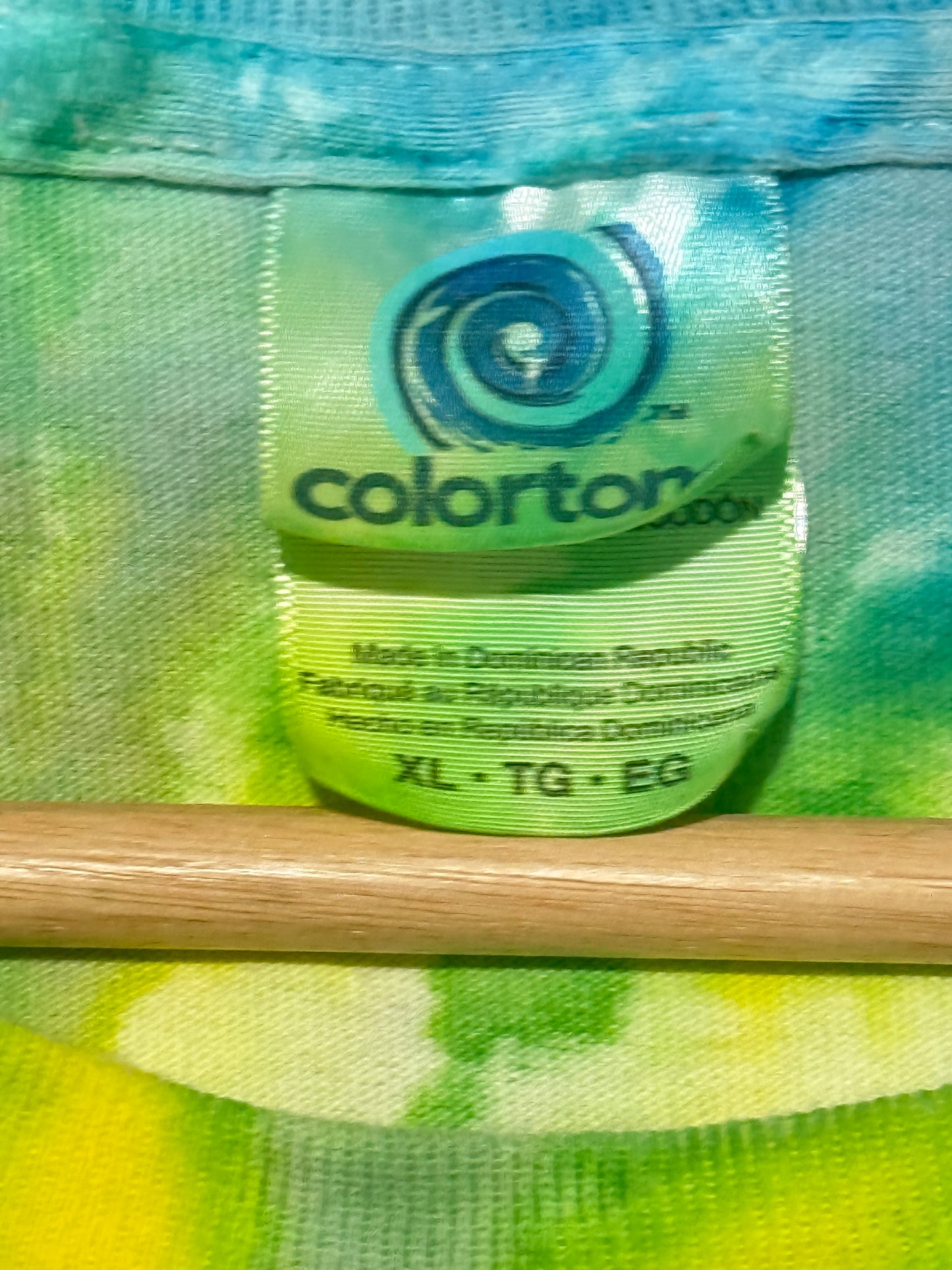 Colortone Reactive Rainbow Spiral Tie-Dye T-Shirt XL