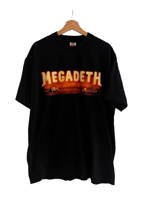 1999 MEGADETH Risk Tour T-Shirt Sz XL