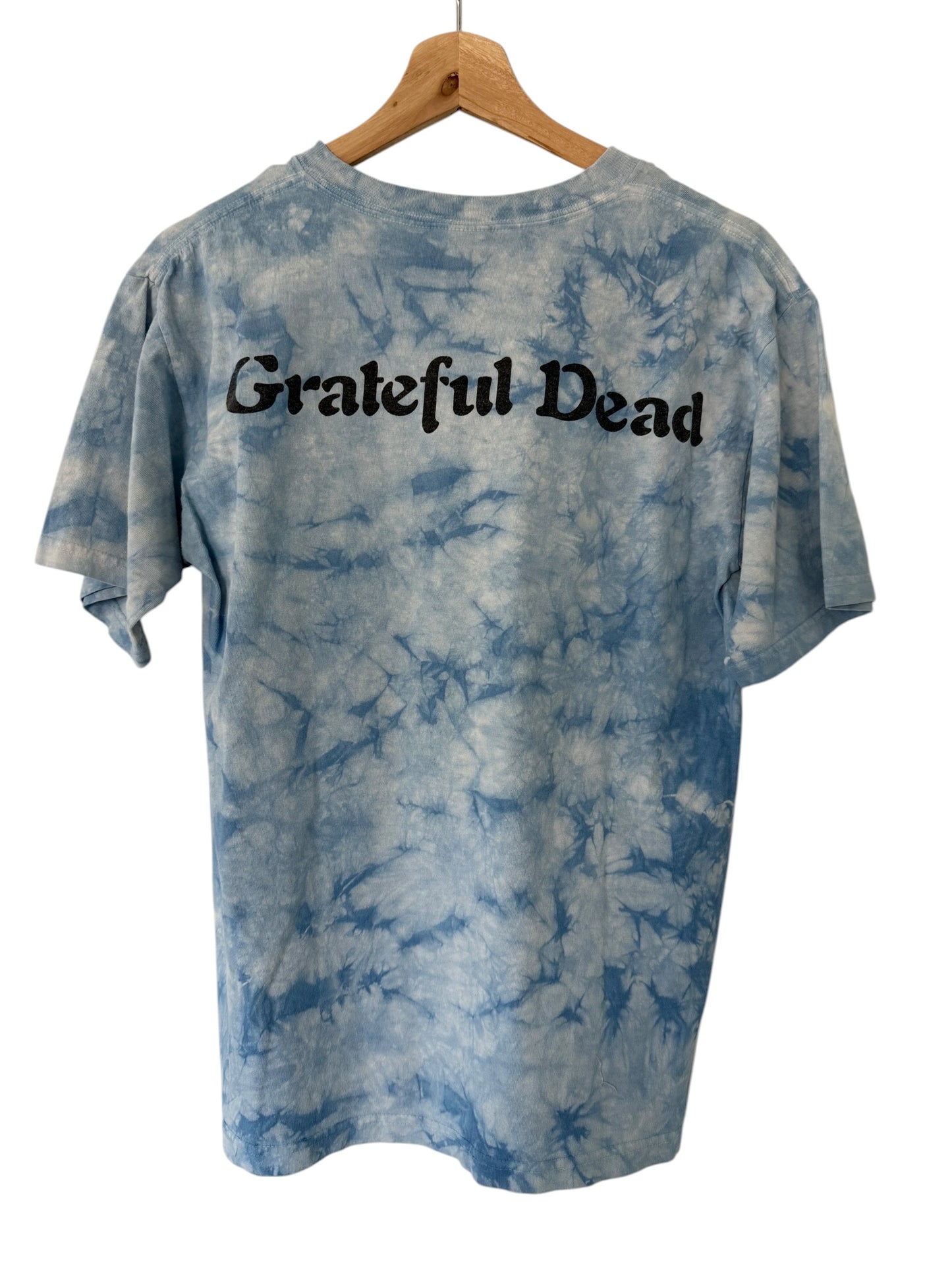 Vintage Liquid Blue Grateful Dead Scenic Tie Dye Tee S