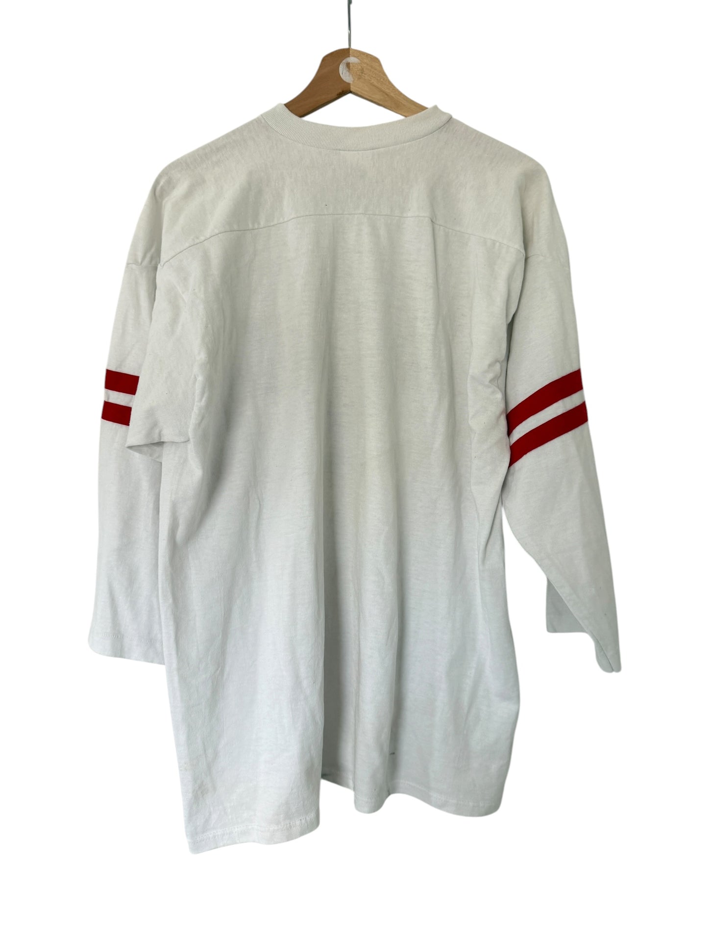 Vintage Super Bowl XXVI Long Sleeve Tee White XL