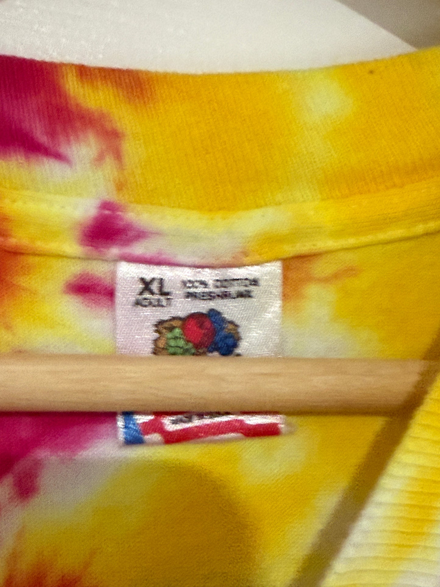 Vintage Grateful Dead Calvin and Hobbes At The Shows Tie Dye T-Shirt XL