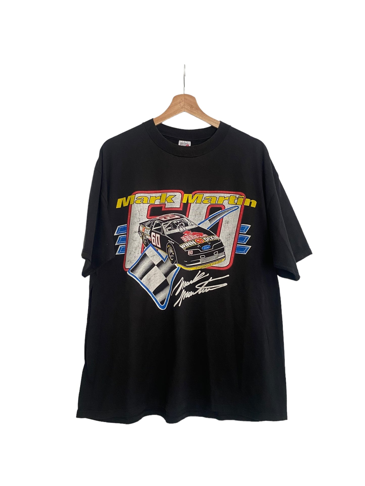 Vintage Mark Martin NASCAR T-Shirt Sz XL