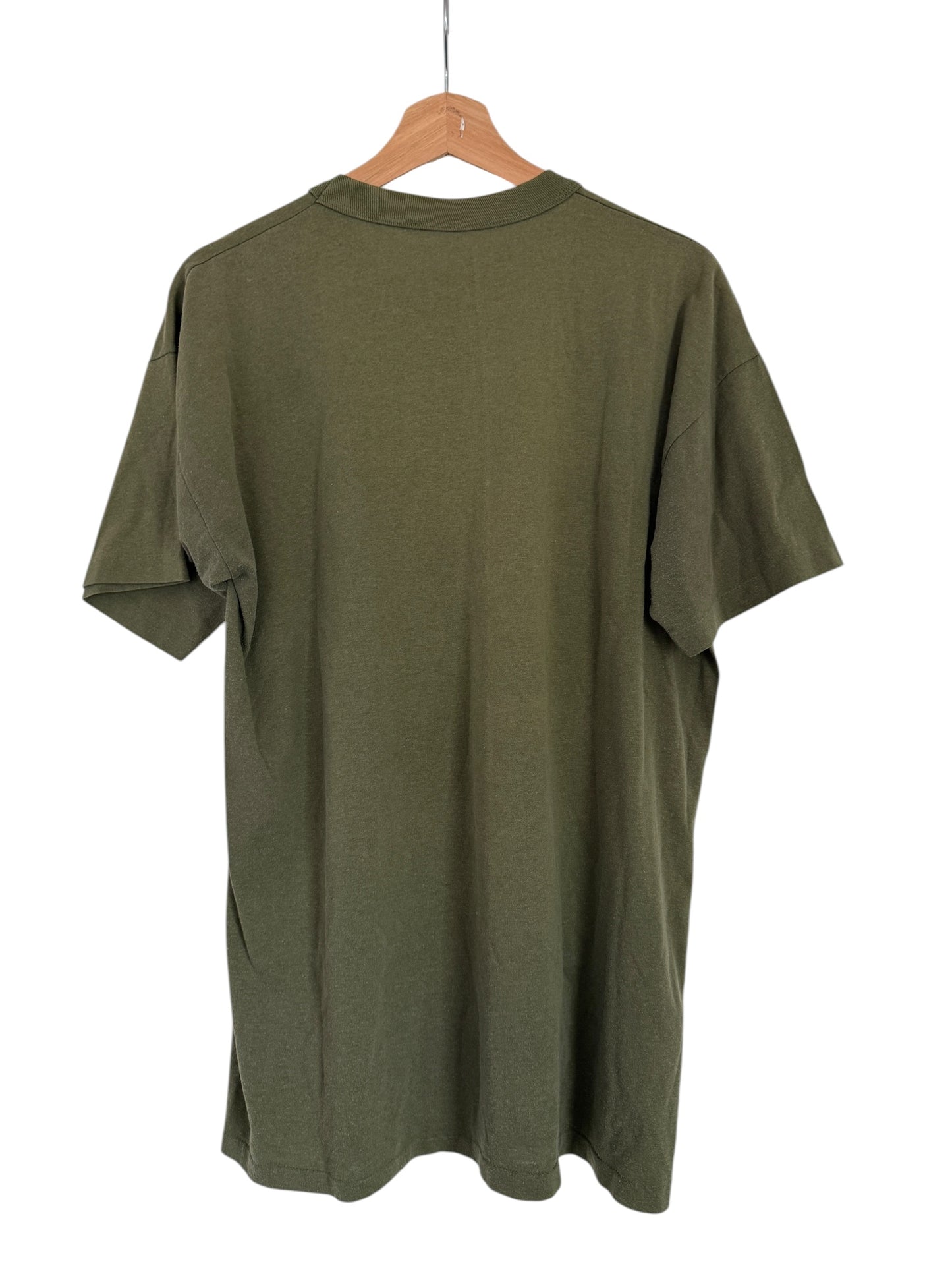 Vintage 1987 Vietnam War Graphic Tee Olive XL
