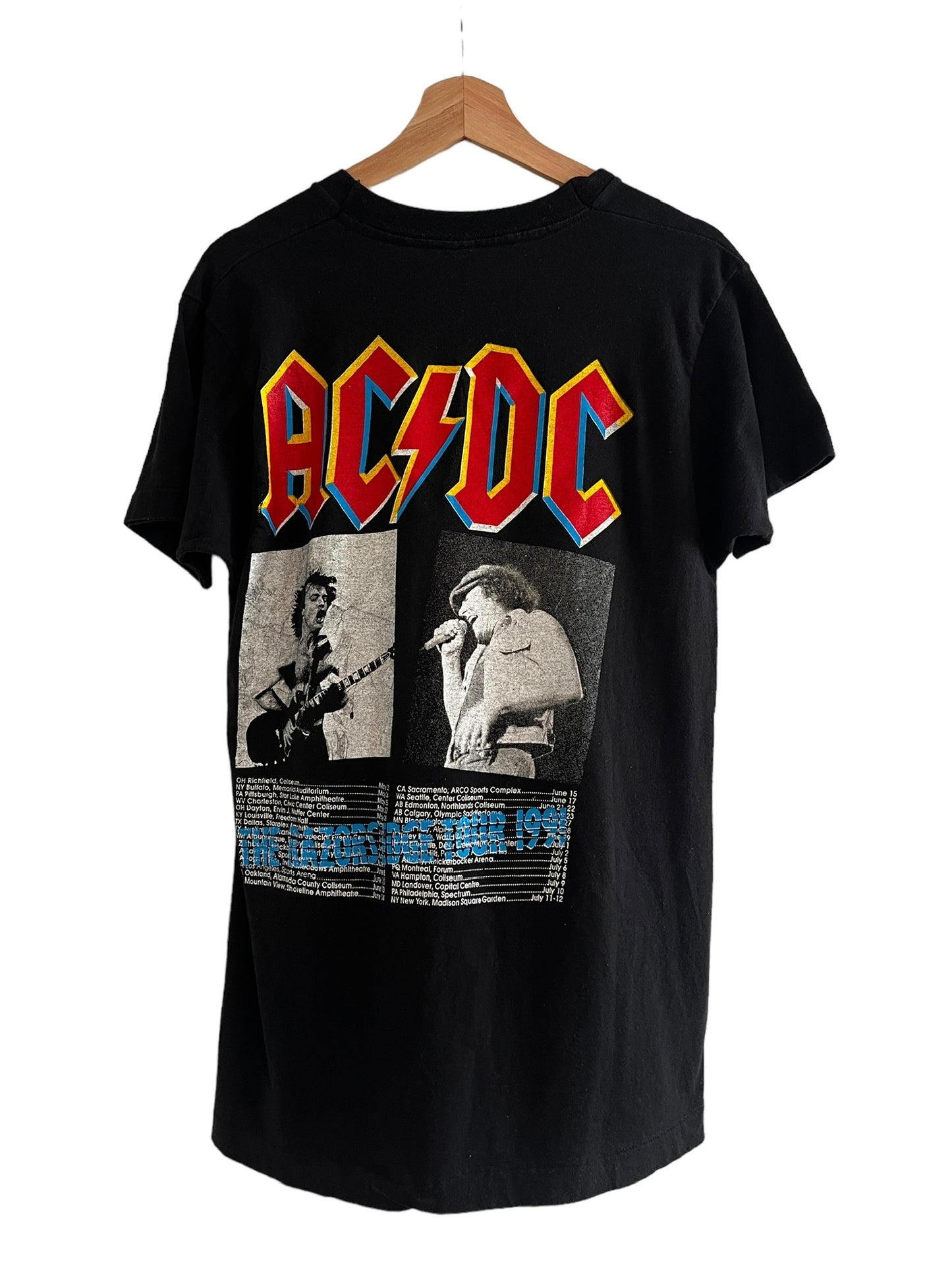 1990 AC/DC Razors Edge T-Shirt Sz L