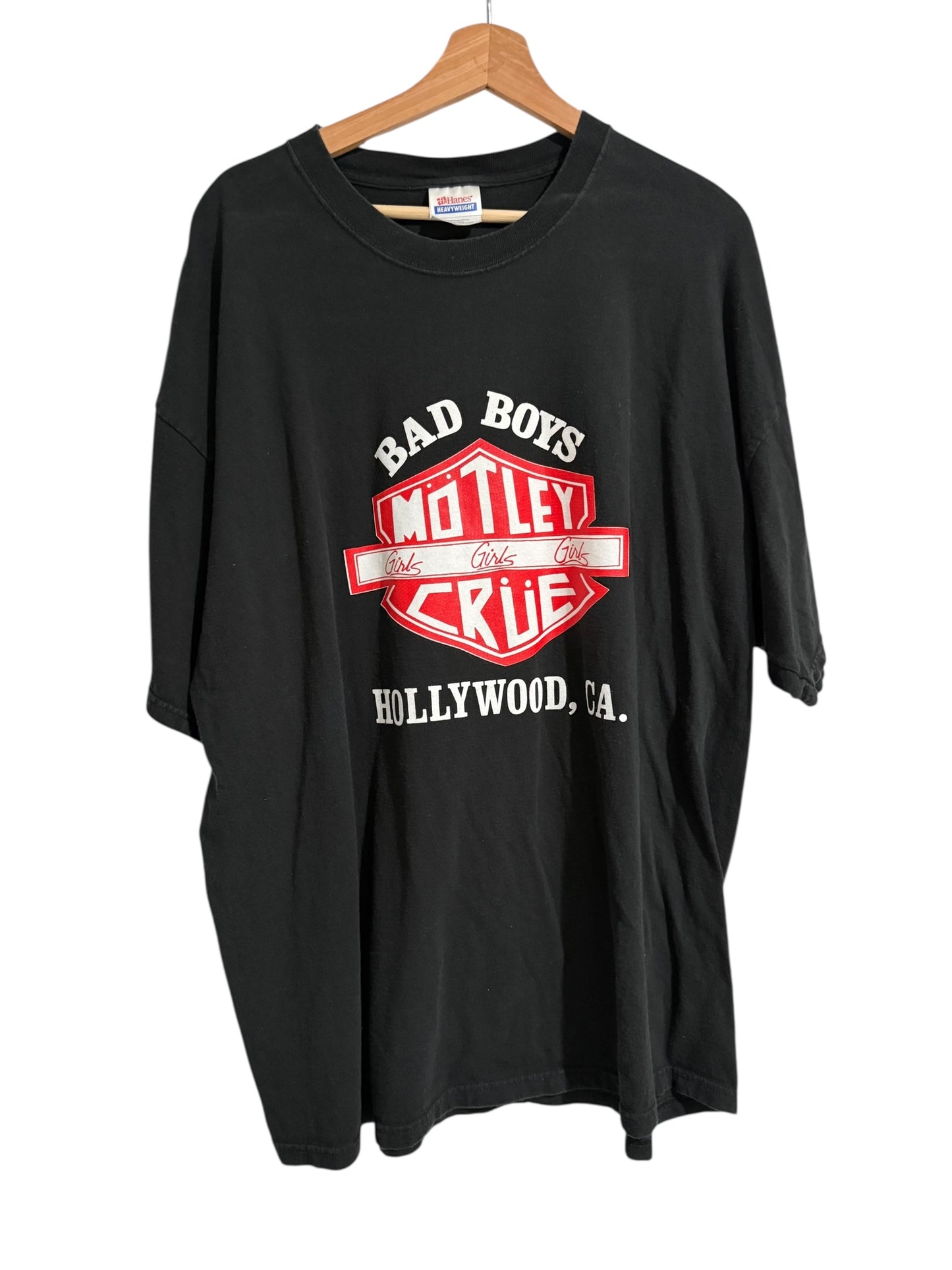 Motley Crue Girls Girls Girls World Tour T-Shirt Bad Boys Sz 2XL