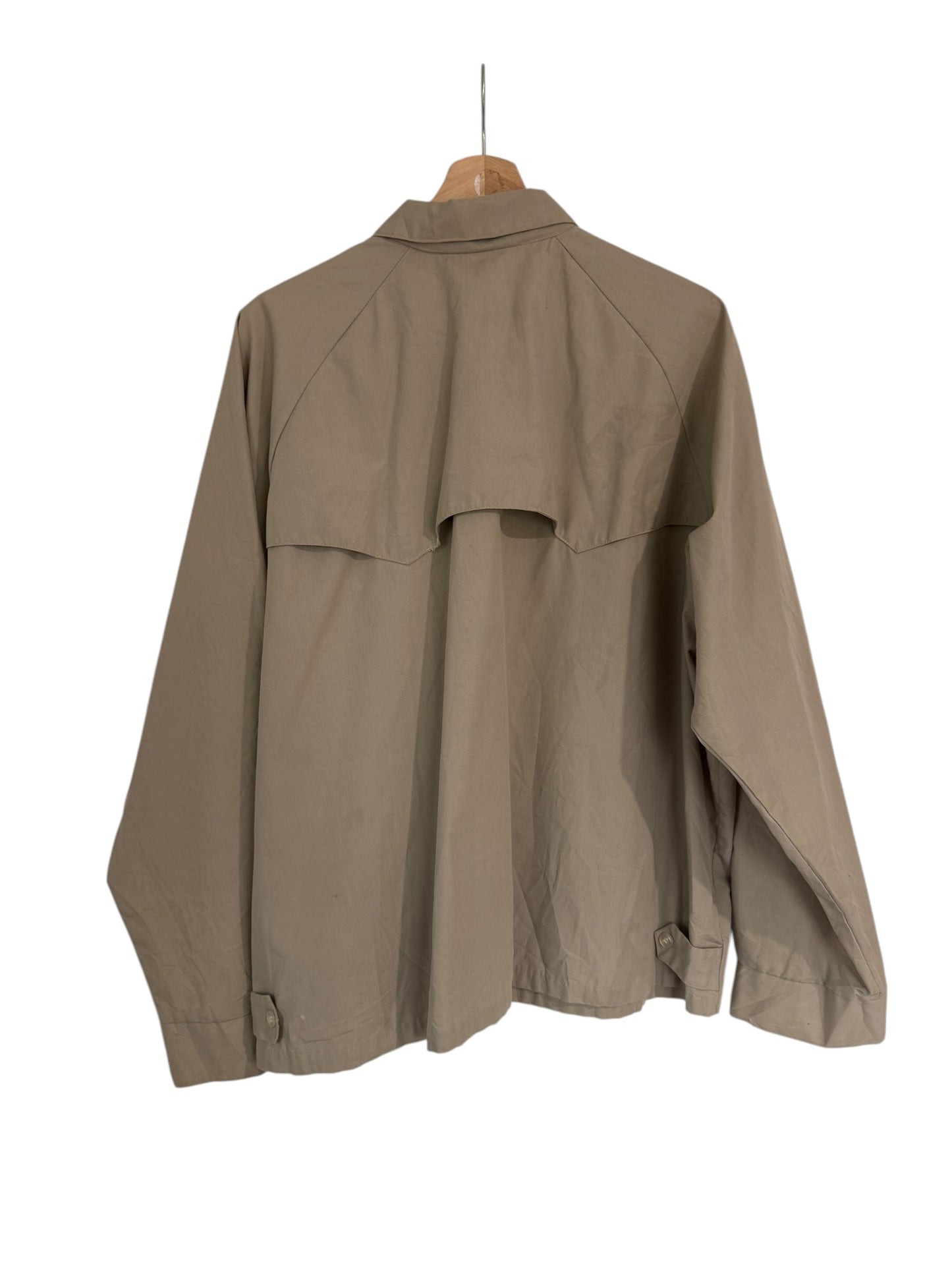 Vintage Simpson's Perma Prest Harrington Style Jacket Tan Windbreaker L
