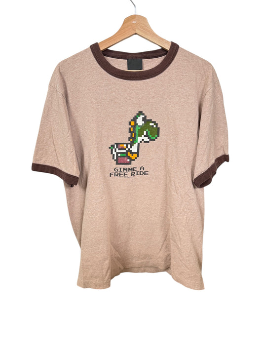 Vintage Yoshi Gimme a Free Ride Graphic Tee Black XL