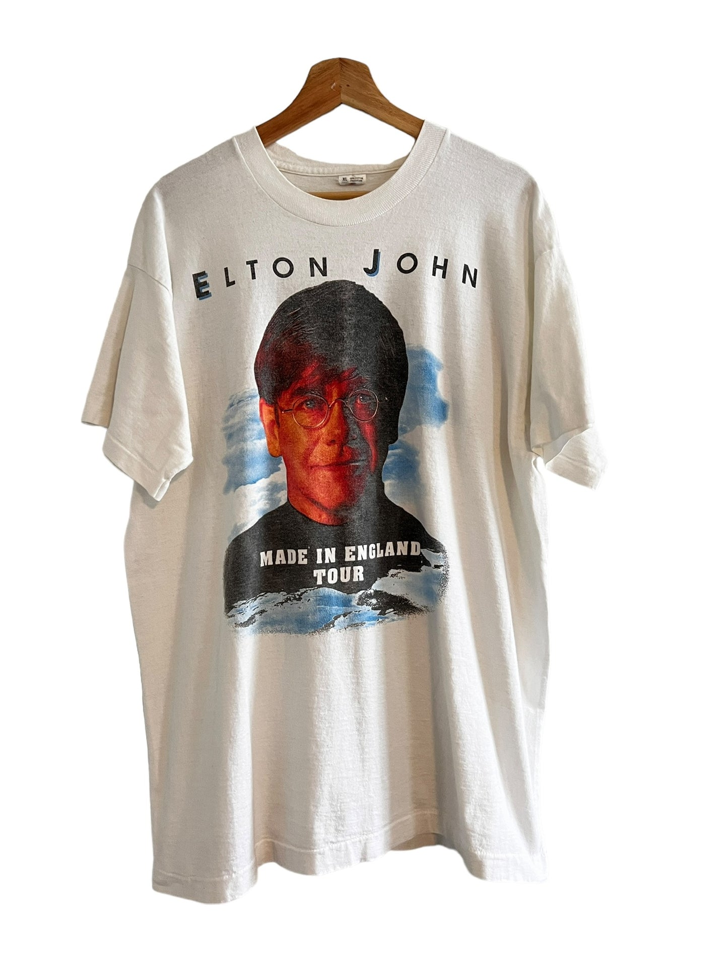 1995 Elton John Made In England T-Shirt Sz XL