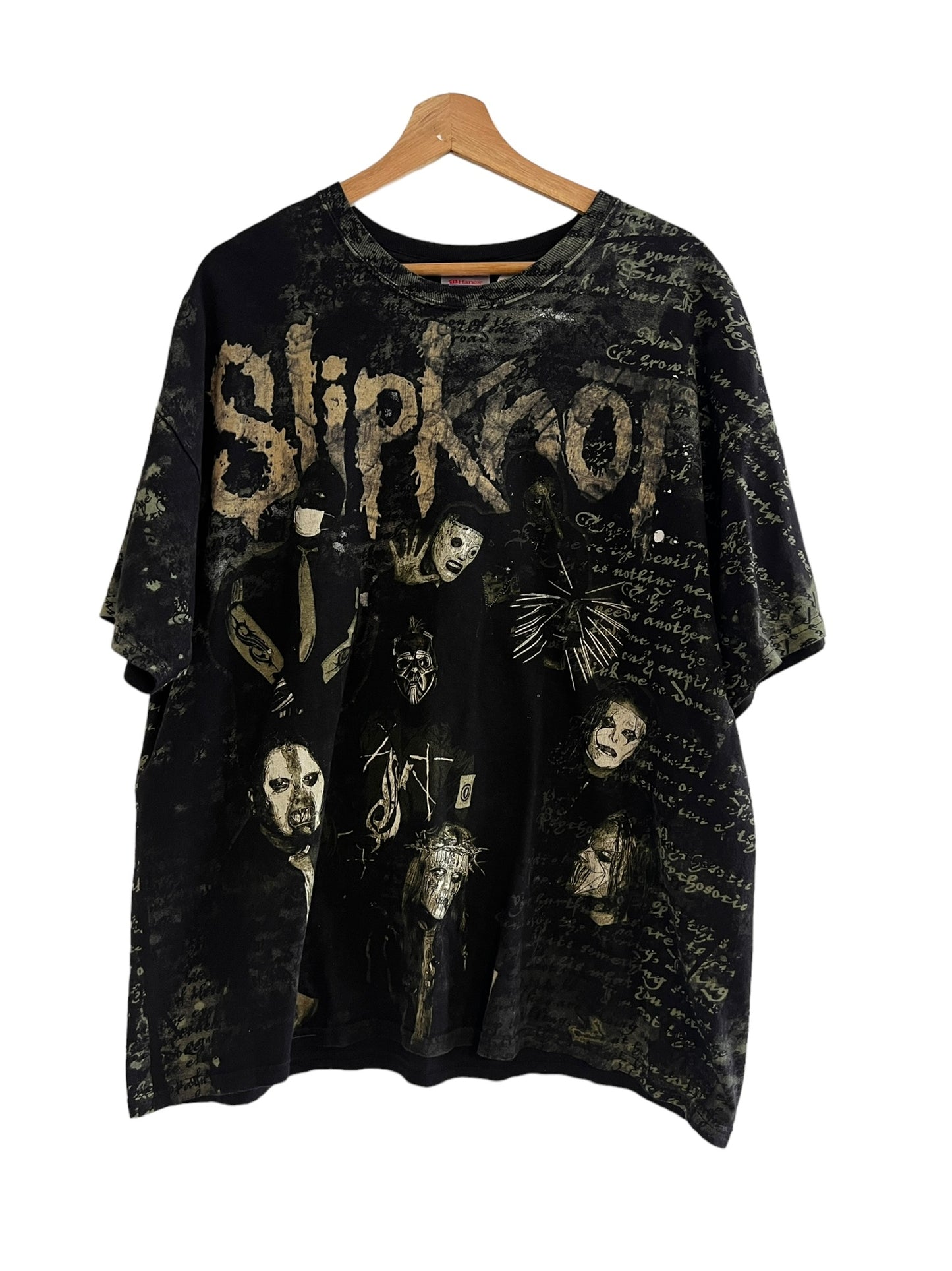 2000’s Slipknot All Over Print T-Shirt Sz XL