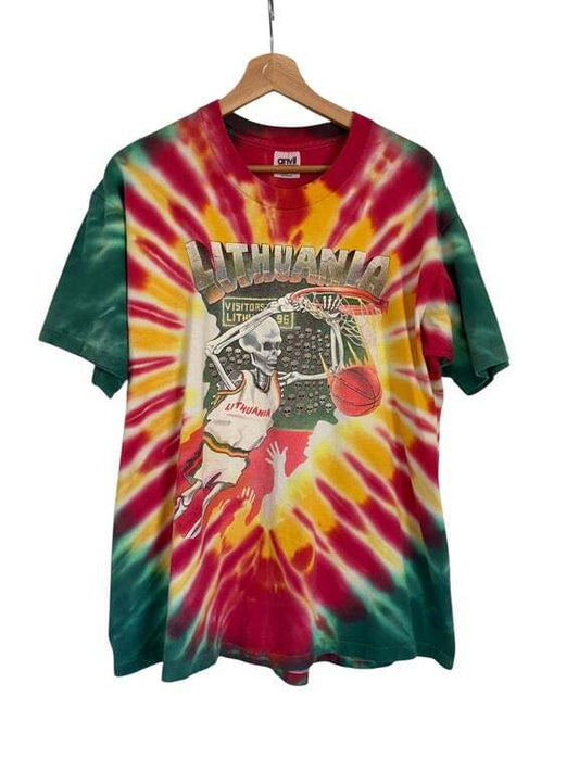 1992 Grateful Dead Lithuania Olympic Basketball T-Shirt Sz XL 