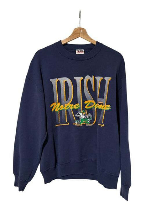 Vintage Notre Dame Fighting Irish Crewneck Sz L