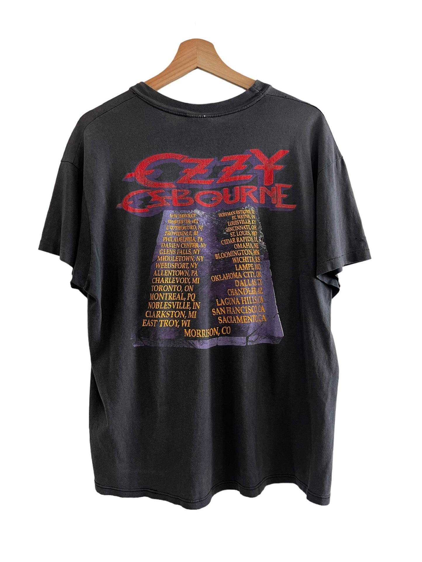 1988 Ozzy Osbourne No Rest for the Dead T-Shirt Sz L