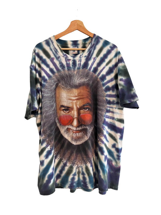 GRATEFUL DEAD 1995 JERRY PORTRAIT T-SHIRT - SIZE XL