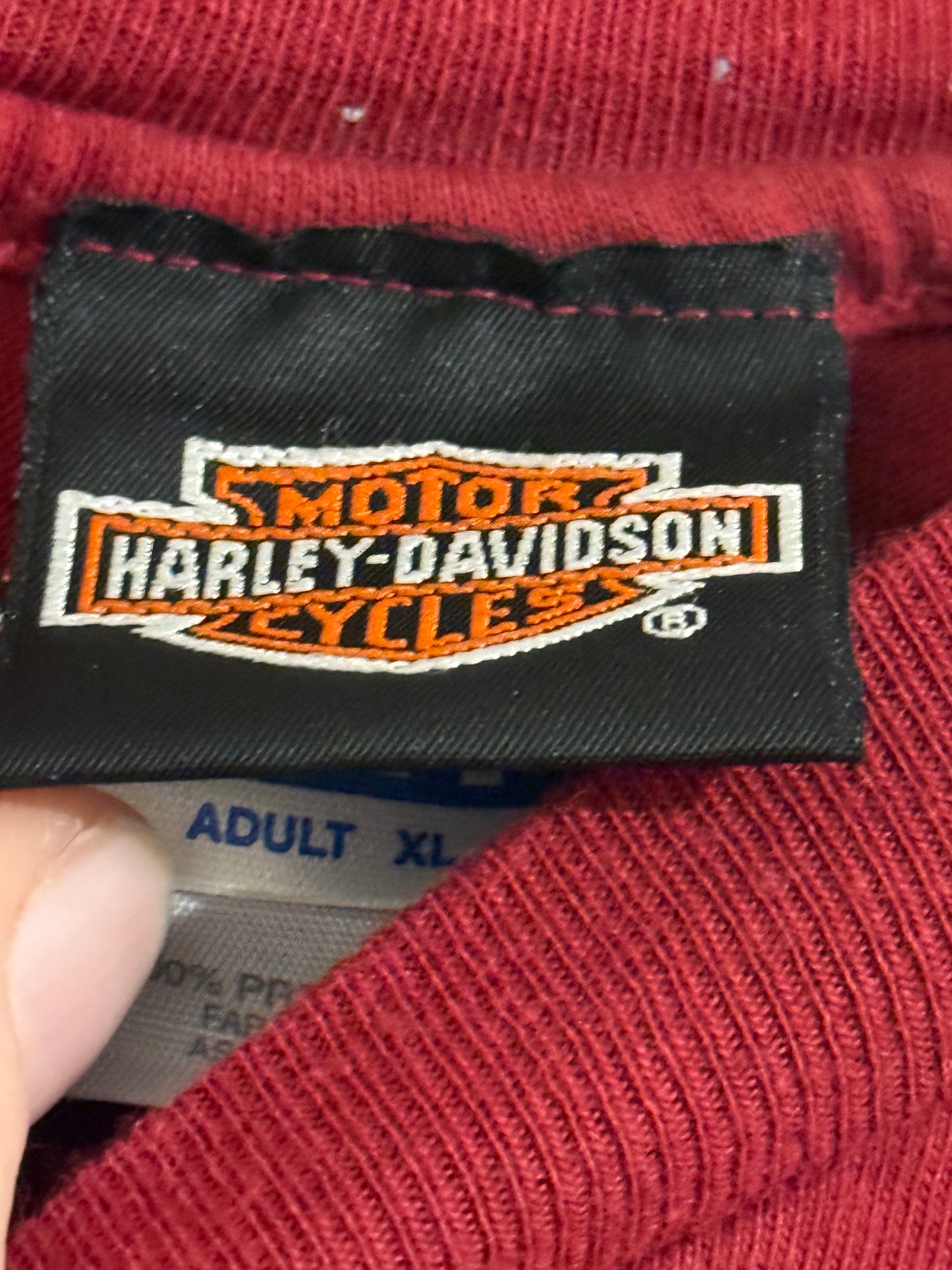 Harley-Davidson St. Augustine FL T-Shirt Maroon XL