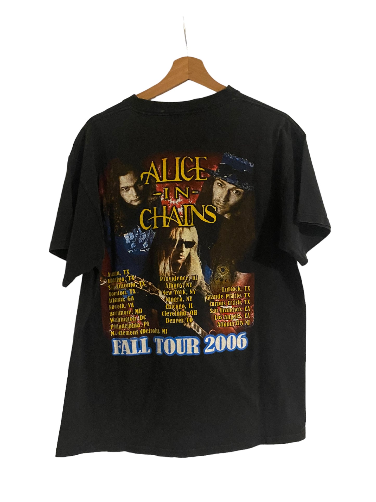 2006 Alice In Chains Bootleg Tour T-Shirt Sz L