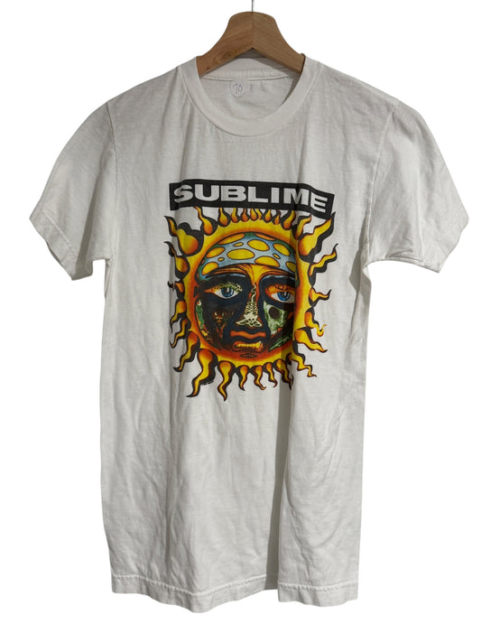 Sublime 40oz. to Freedom Sun Graphic White T-Shirt S