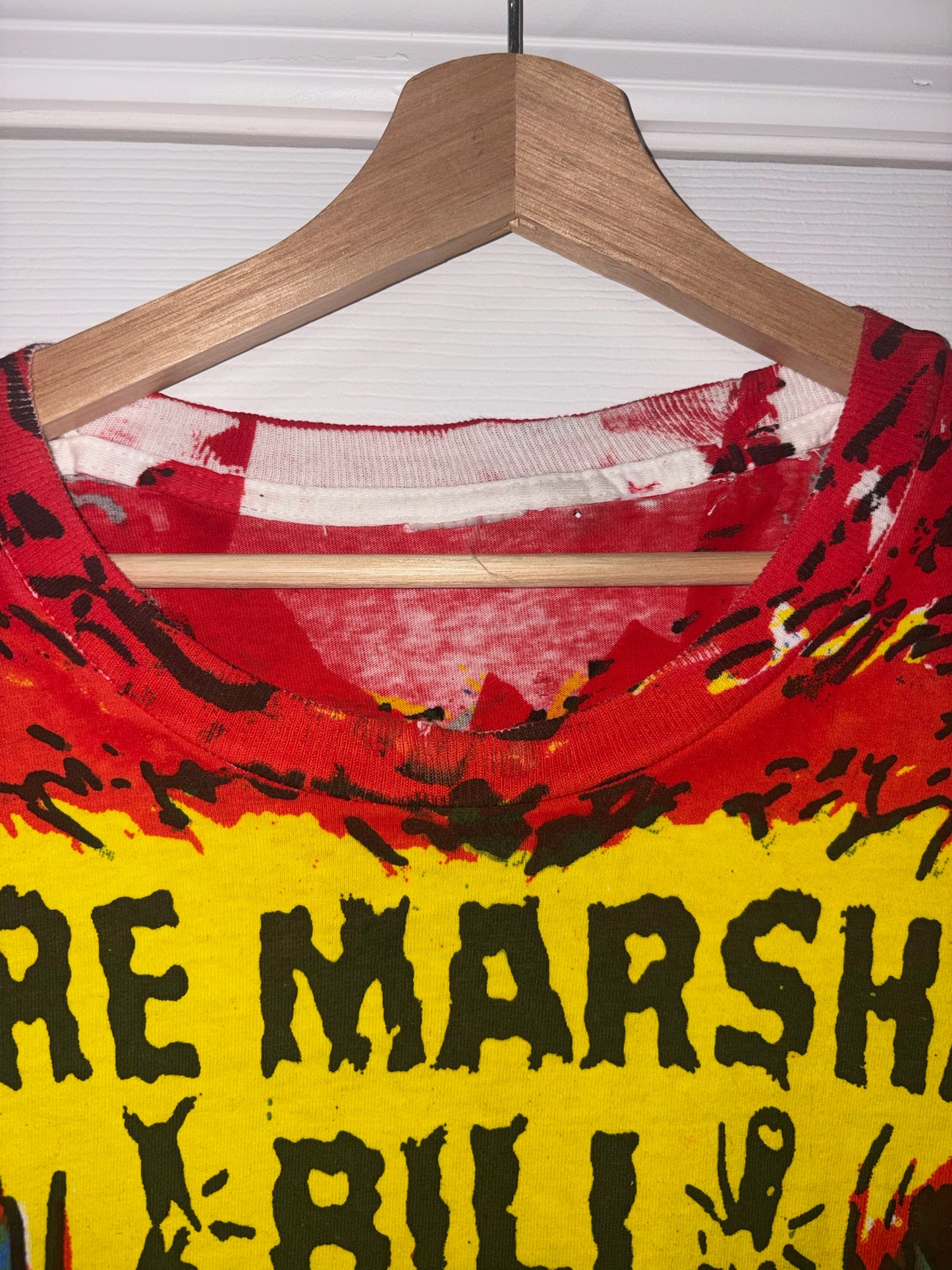 Vintage Fire Marshal Bill Jim Carrey T-Shirt Sz L