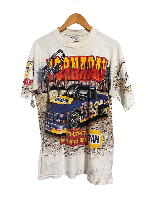 1997 Ron Hornaday NASCAR T-Shirt Size L