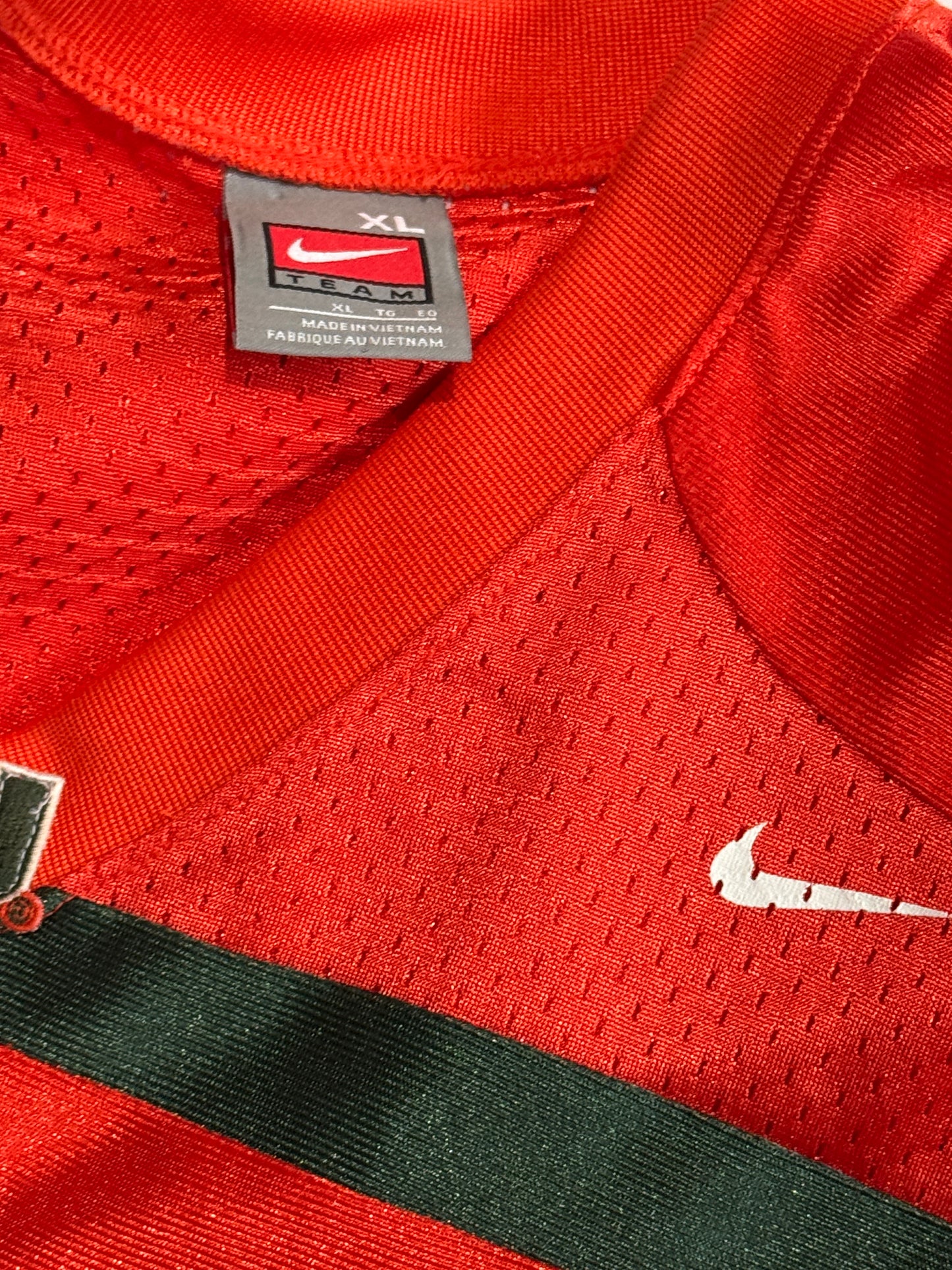 Vintage Nike Miami Hurricanes Jim Kelly #12 Jersey XL