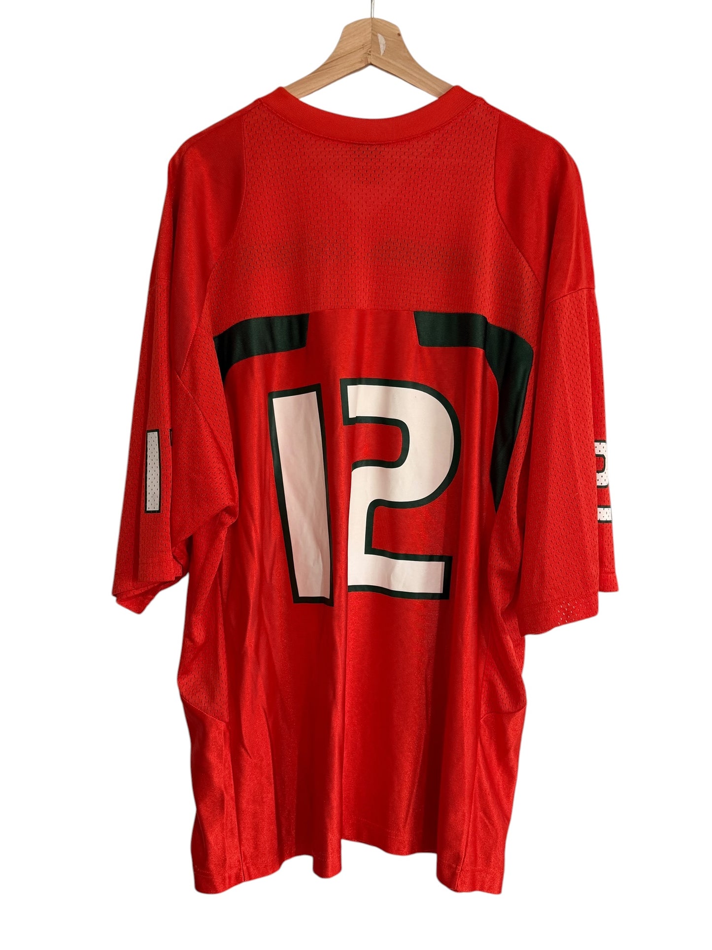 Vintage Nike Miami Hurricanes Jim Kelly #12 Jersey XL