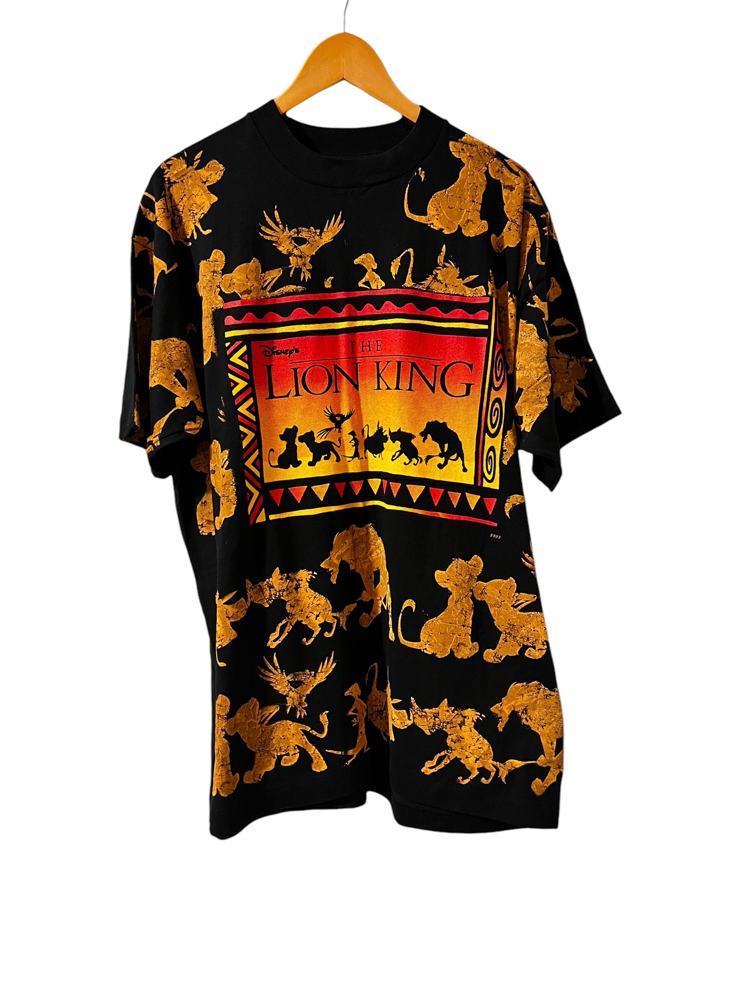 90’s Disney Lion King AOP T-Shirt Sz XL