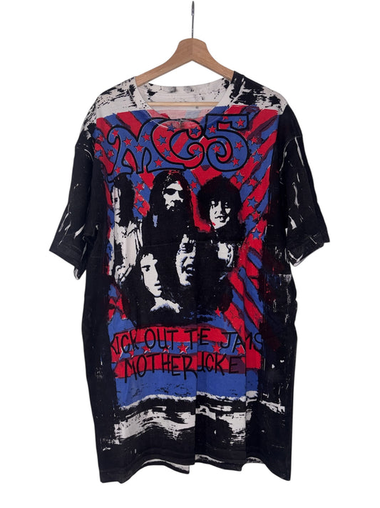 Vintage MC5 Kick Out The Jams Mosquitohead Style T-Shirt Sz XL