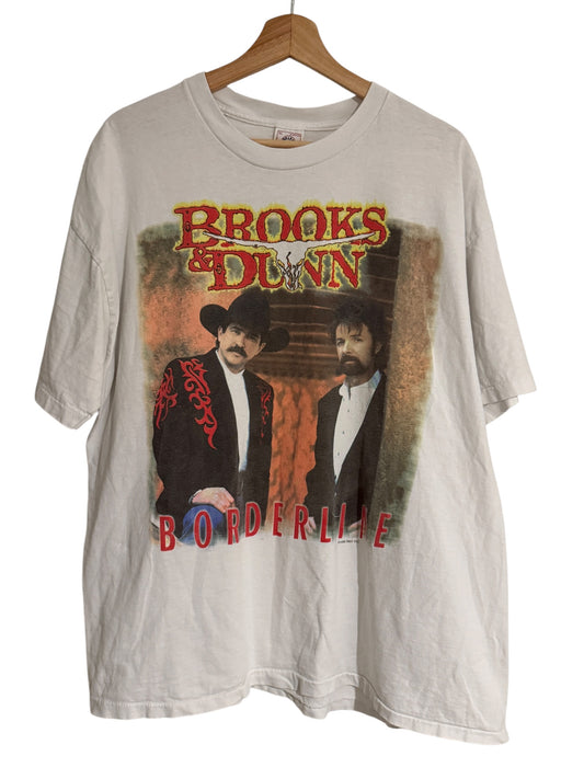Vintage 1996 Brooks & Dunn Borderline Concert Tour T-Shirt XL