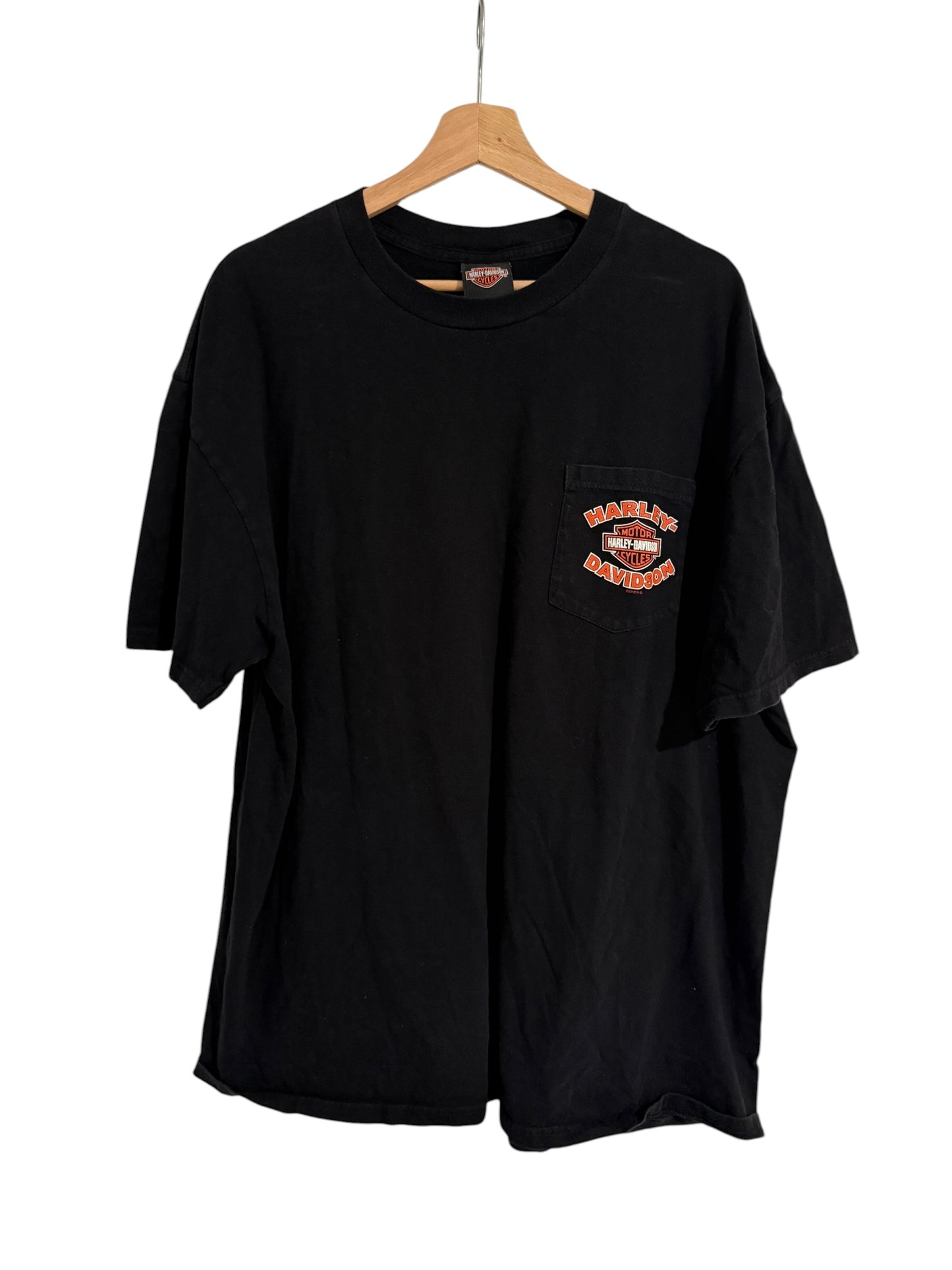 Harley-Davidson Zips MI Graphic Pocket T-Shirt Black XL