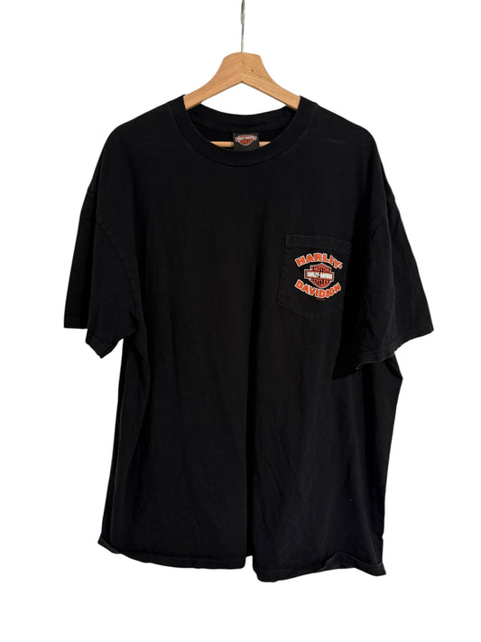Harley-Davidson Zips MI Graphic Pocket T-Shirt Black XL