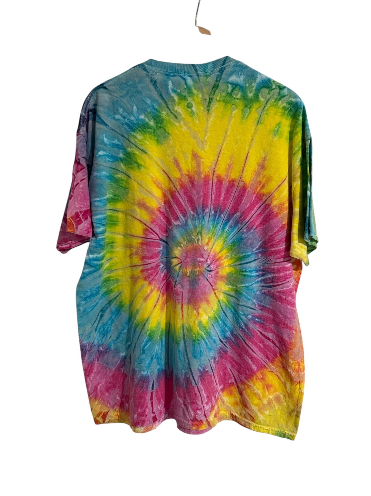Colortone Reactive Rainbow Spiral Tie-Dye T-Shirt XL