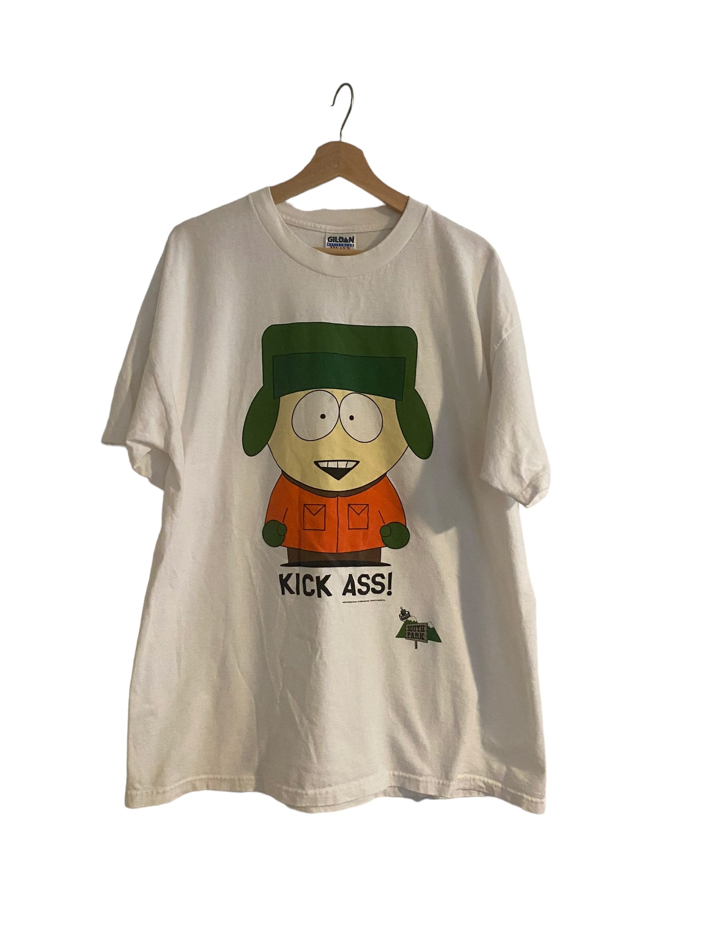 1997 South Park Kick Ass! T-Shirt Sz XL