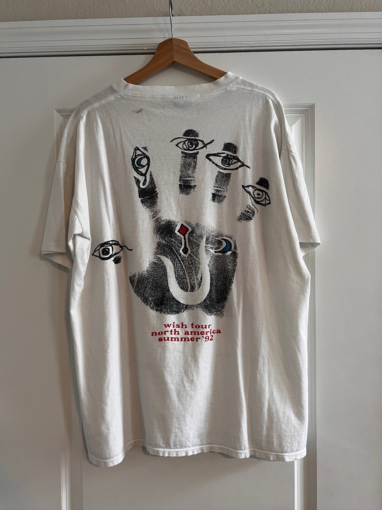 1992 The Cure Wish Tour T-Shirt Sz XL