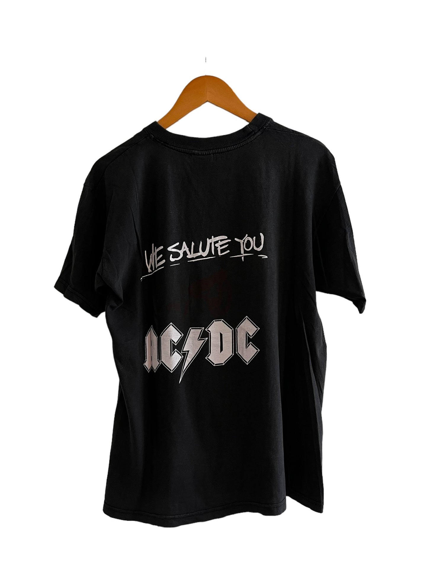 90’s AC/DC We Salute You Euro T-Shirt Sz L