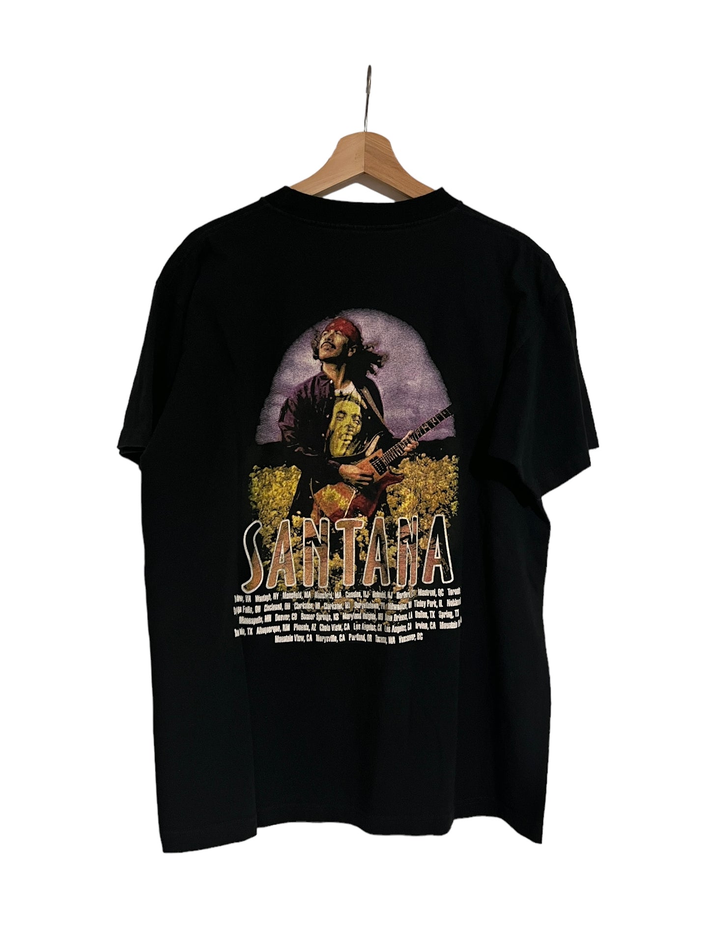 Carlos Santana Rap Style T-Shirt Sz L