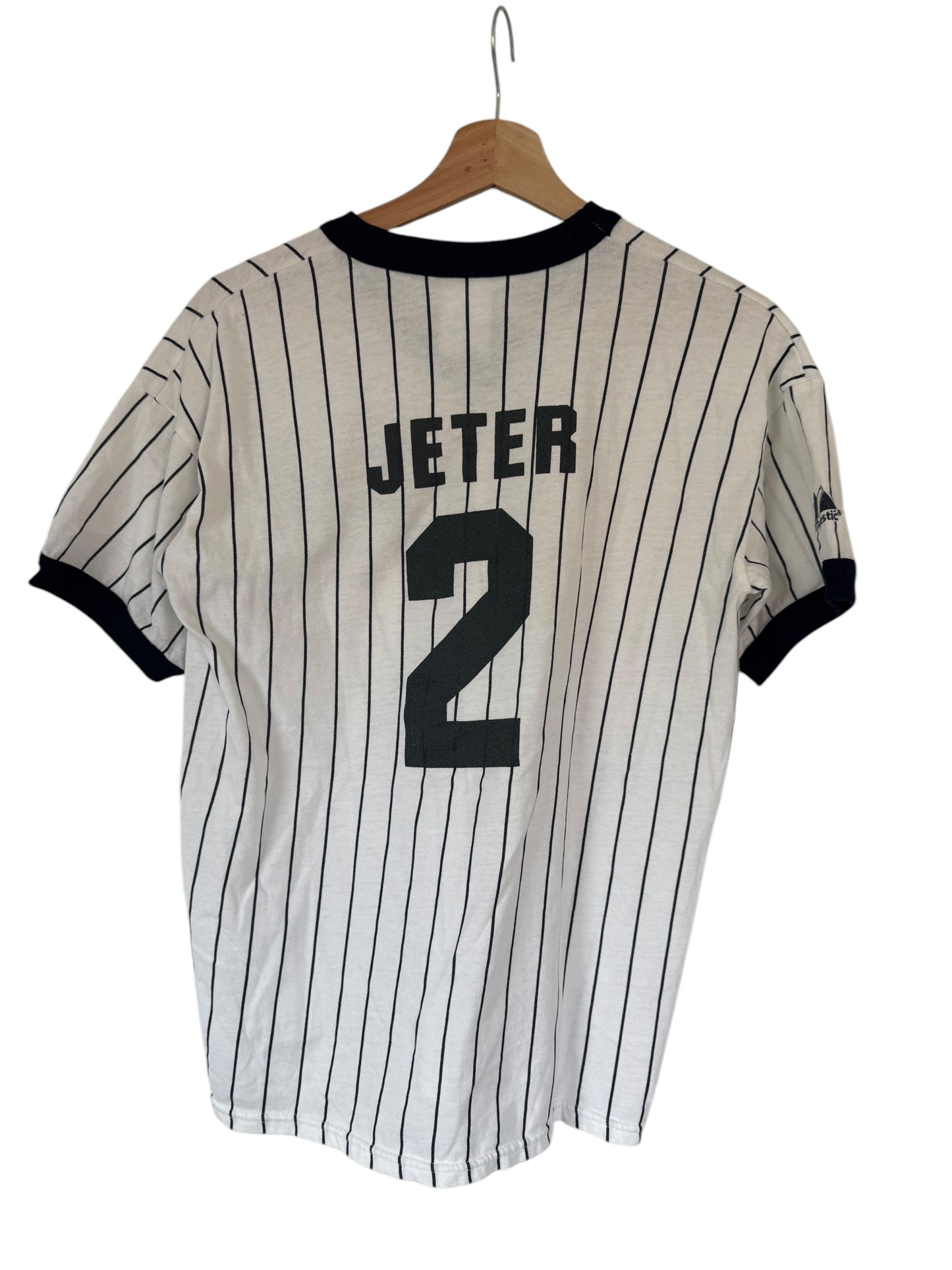 Vintage Derek Jeter #2 Yankees Ringer Jersey S