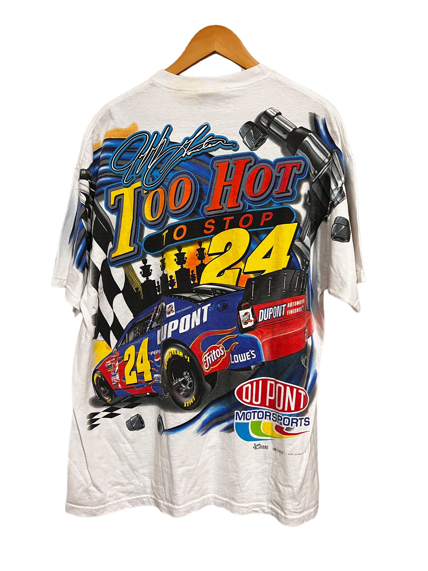 2002 Jeff Gordon NASCAR T-Shirt Sz L