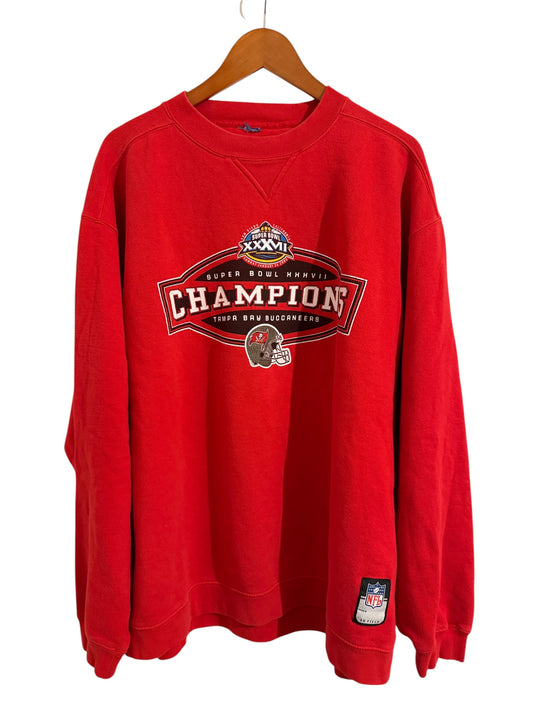 Vintage 2003 Tampa Bay Buccaneers Super Bowl XXXVII Crewneck Sweatshirt XL