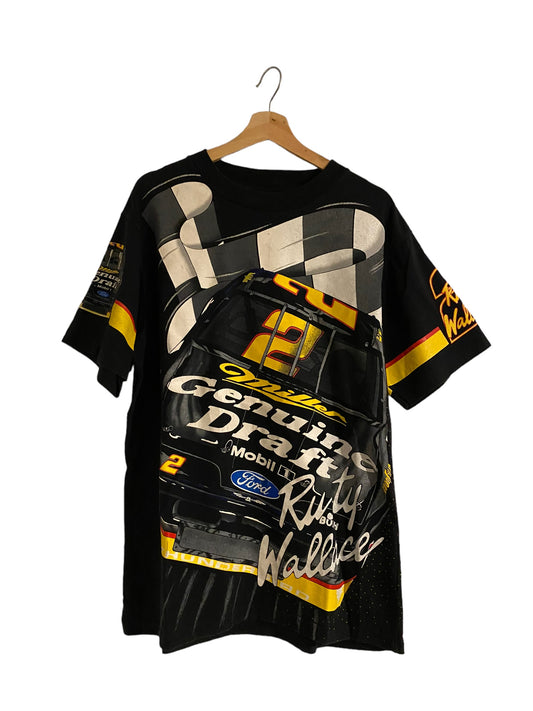 Rusty Wallace NASCAR T-Shirt Sz L