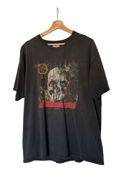 Vintage Slayer South of Heaven Skull T-shirt Sz XL